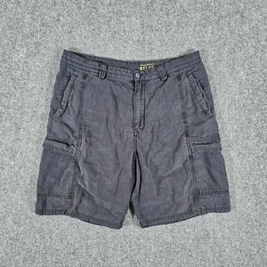 Tommy Bahama Relax‎ Chino Shorts Black Men's Tagged Size 35 Actual 33x09 Summer